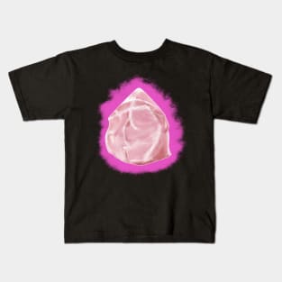 Rose Quartz Crystal Chakra and Meaning Kids T-Shirt